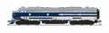N EMD E8A WAB 1004 Bluebird Paint Scheme No-Sound / DCC-Read