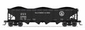 N ARA 70-ton 4-Bay Hopper B&O W2b 13 Great States 6-pack B