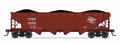 N ARA 70-ton 4-Bay Hopper MILW Oxide Red w/ White 6-pack A