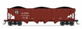 N ARA 70-ton 4-Bay Hopper ATSF Oxide Red w/ White 6-pack A
