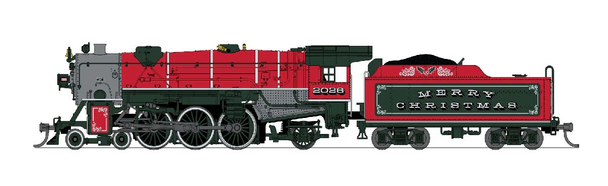 N Heavy Pacific 4-6-2 Christmas 2026 P4 Sound/DC/DCC