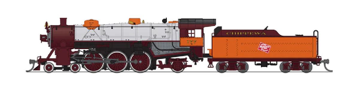 N Light Pacific 4-6-2 MILW 177 Chippewa Scheme P4 Sound/DC/D