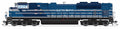 HO EMD SD70ACe EMD Demo 1202 Blue/Gray/White paint scheme P4