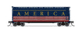 N 40' Wood Stock Car Independence Day Fantasy Scheme Patriot
