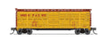 N 40' Wood Stock Car UP Yellow w/ Brown No Sound 2-pack (482