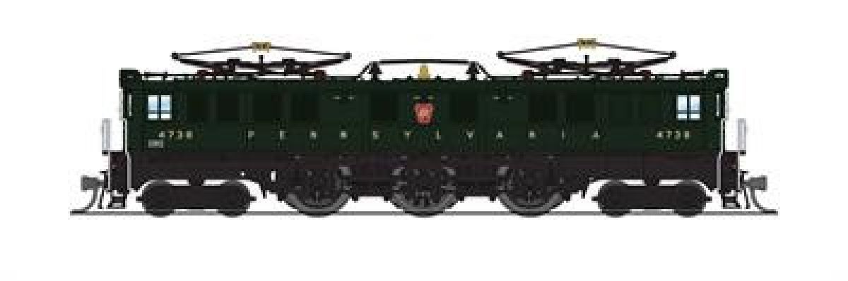 N P4 PRR P5a Boxcab Electric #4738/Frt.Type DC/DCC