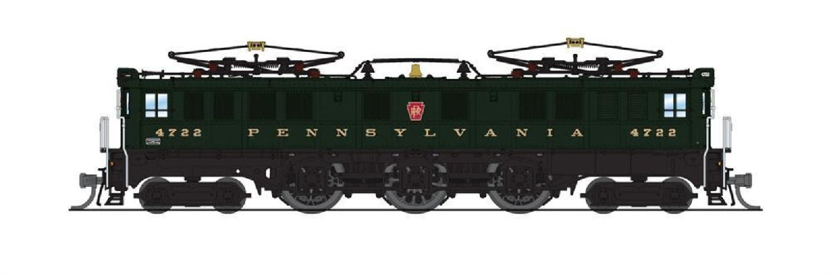 N P4 PRR P5a Boxcab Electric #4722/Frt.Type DC/DCC