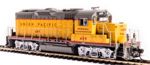 HO P4 GP20 Diesel UP #489/yel&gry DC/DCC Sound