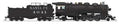 HO P4 SF 4000 Class 2-8-2 #4041 w/Road Pilot DC/DCC
