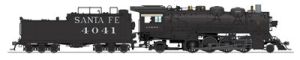 HO P4 SF 4000 Class 2-8-2 #4041 w/Road Pilot DC/DCC