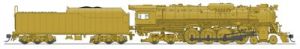 HO P3 C&O J3a 4-8-4 Unlttrd Painted Brass Steam Loco DC/DCC