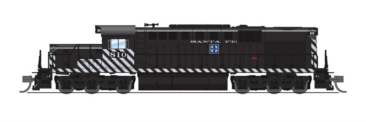 N P4 Alco RSD-15 Diesel SF #810/Zebra Stripe DC/DCC Sound
