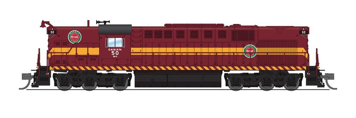 N P4 Alco RSD-15 Diesel DM&IR #50/Maroon w/Broad Stripe DC/D