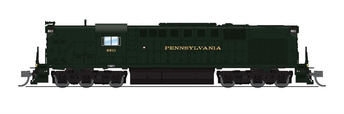 N P4 Alco RSD-15 Diesel PRR #8611/As-Delivered DC/DCC Sound