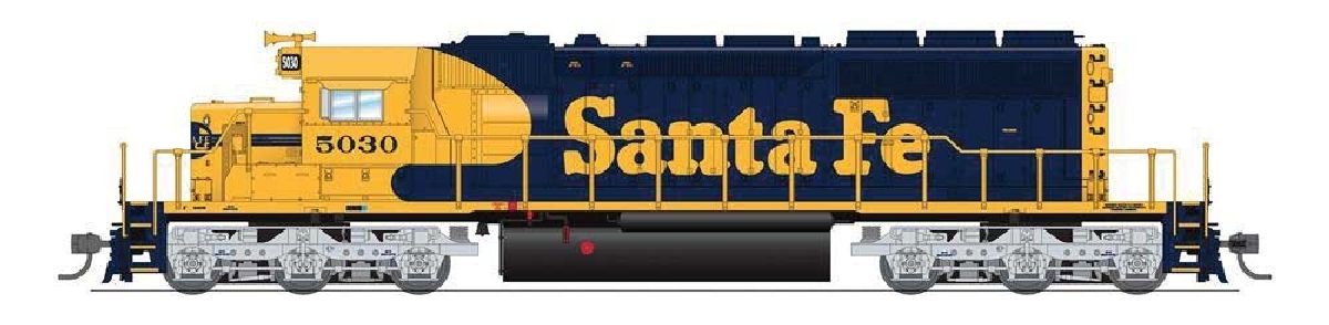 HO P4 SD40-2 Diesel SF #5056/Yellow Bonnet DC/DCC