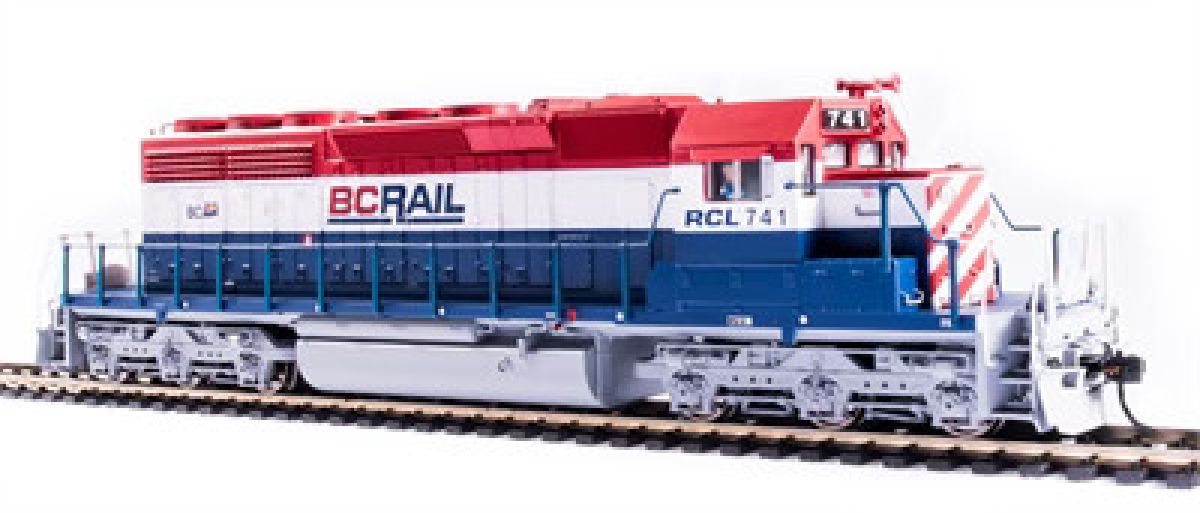 HO P4 SD40-2 Diesel BC Rail #741/redwhtblu DC/DCC