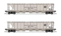 N H32 Covered Hopper 2pk PRR/Gray PRR & Black Keyst