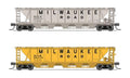 N H32 Covered Hopper 2pk Milw.Rd./gry
