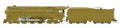 HO HY SF Blue Goose Steam Loco Unlttrd Brass Paint DC/DCC So