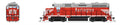HO P4 GP35 Diesel CB&Q #992/Chinese Red DC/DCC Sound