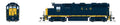 HO P4 GP35 Diesel C&O #3538/Blue w/Yellow Nose DC/DCC Sound