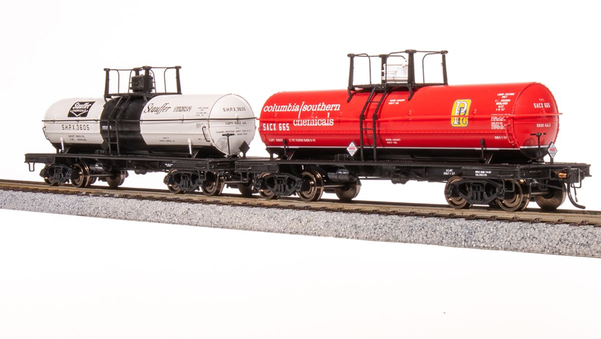 HO 6000g Tank Car 2pk Coulmbia SOU/Srauffer Chemical