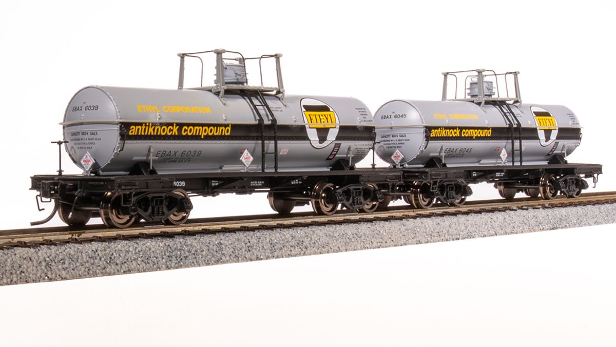 HO 6000g Tank Car 2pk Ethyl Corp 1960's Scheme