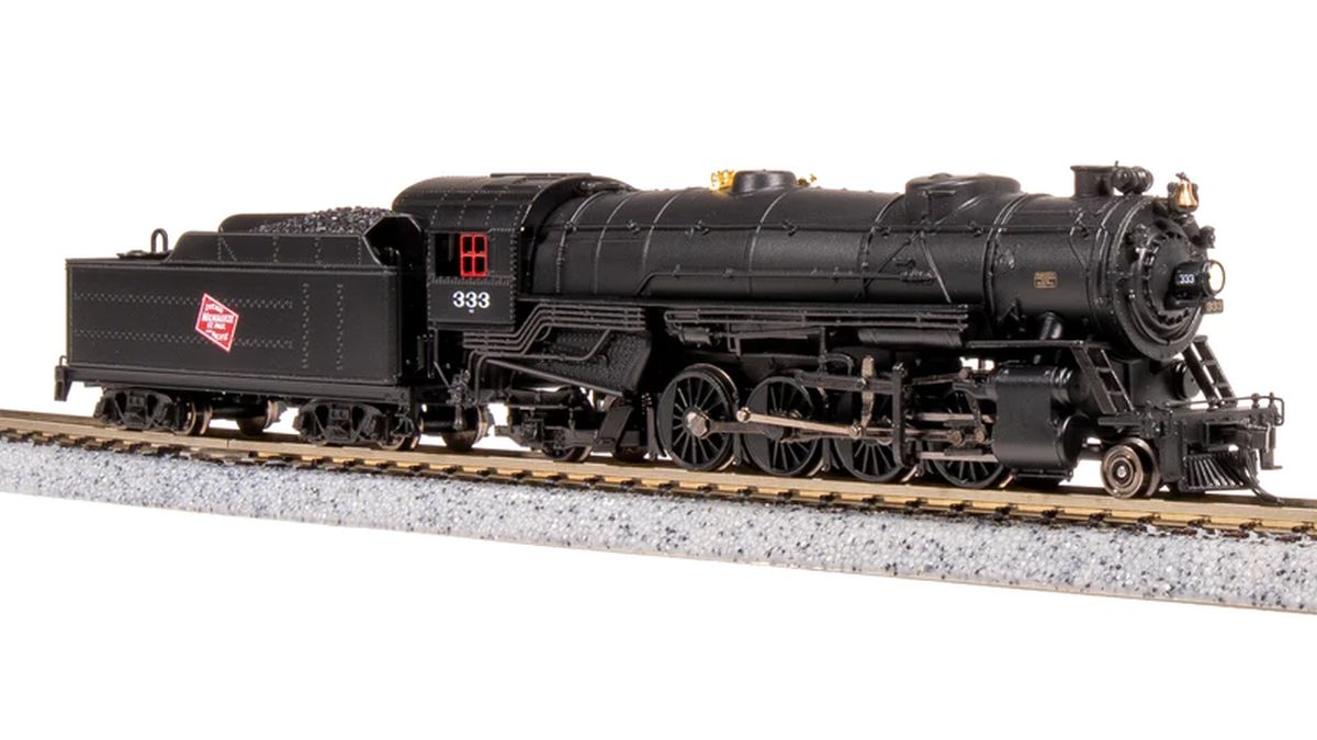 N USRA Hvy.Mikado Steam Loco Milw #378 DC/DCC Sound
