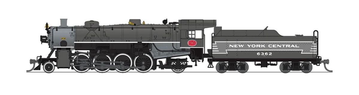 N USRA Lt.Mikado Steam Loco NYC #6365/2-Tone Gray DC/DCC Sou