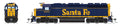 HO P4 SD45 Diesel SF #5621/blu&yel DC/DCC Sound