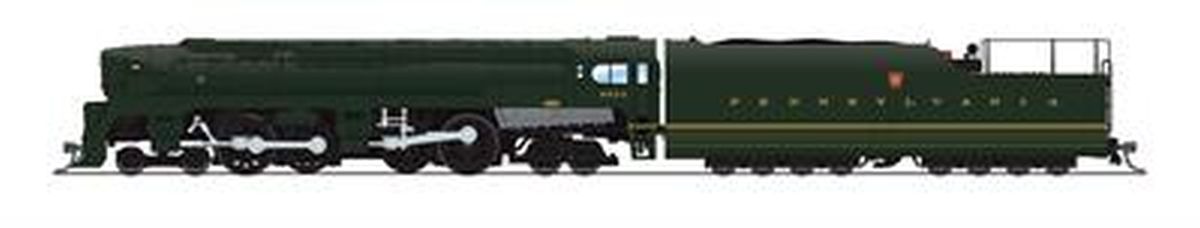 N P4 PRR T1 4-4-4-4 #5525 Steam Loco DC/DCC Sound