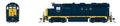HO GP35 Diesel C&O #3529/blu&yel DCC Ready