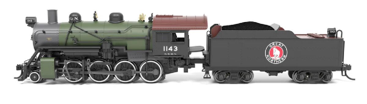N 2-8-0 Consolidation GN P4 Sound/DC/DCC w/ Smoke