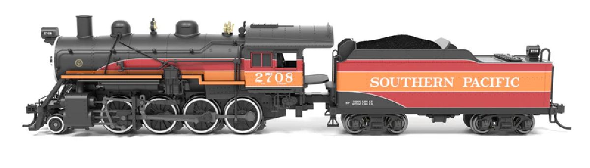 N 2-8-0 Consolidation SP 2708 P4 Sound/DC/DCC w/ Smoke