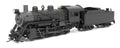 N 2-8-0 Consolidation Unlettered P4 Sound/DC/DCC w/ Smoke