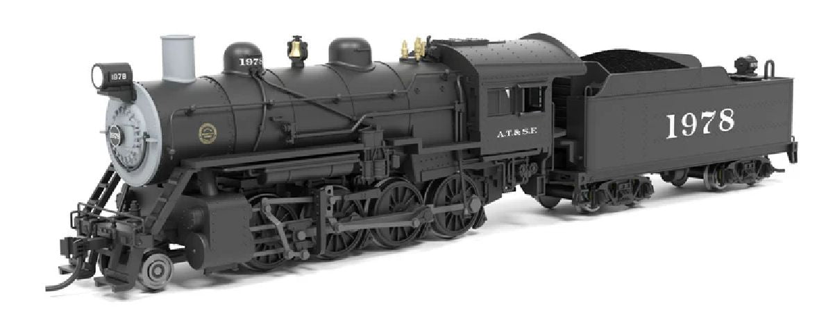 N 2-8-0 Consolidation ATSF No-Sound / DCC-Ready