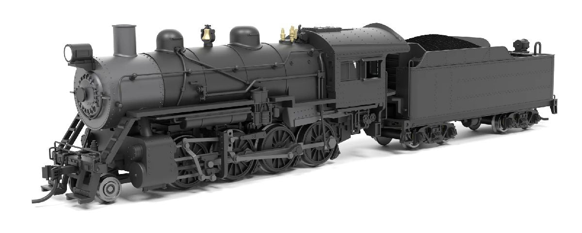 N 2-8-0 Consolidation Unlettered No-Sound / DCC-Ready