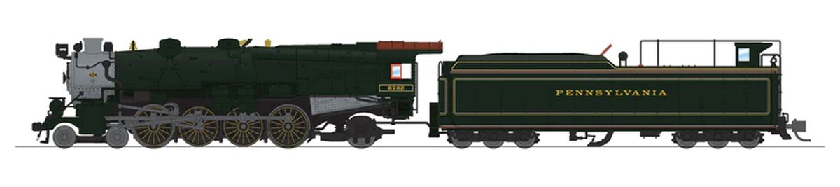 N PRR M1b 4-8-2 Steam Loco #6762/DGLE Psg.Scheme DC/DCC Soun