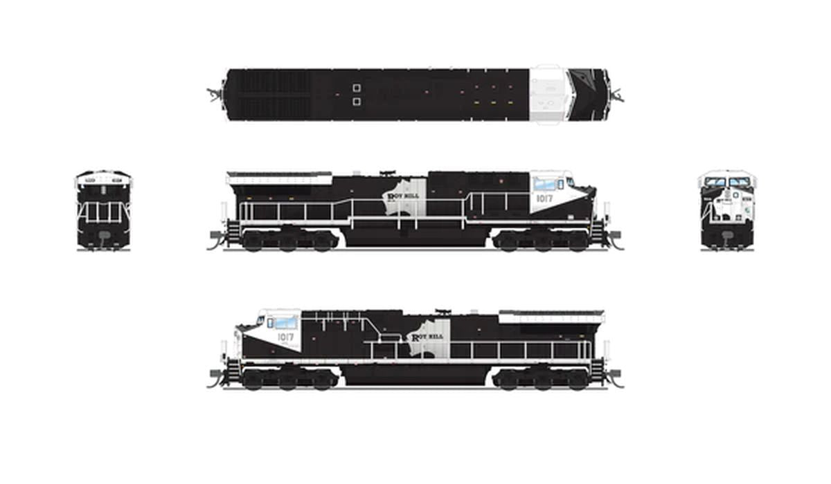 N AC6000 Diesel Roy Hill Mining #1017/blk&wht DCC Ready