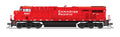 N ES44AC Diesel CP #9368/Action Red DCC Ready