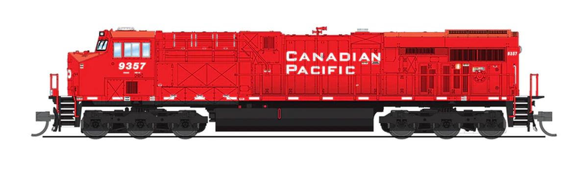 N ES44AC Diesel CP #9368/Action Red DCC Ready