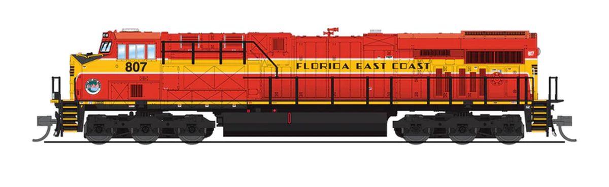 N ES44AC Diesel FEC #807/red&yel DCC Ready