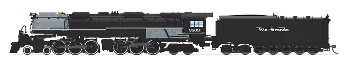N D&RGW 4-6-6-4 Challenger Steam Loco #3805 DCC Ready