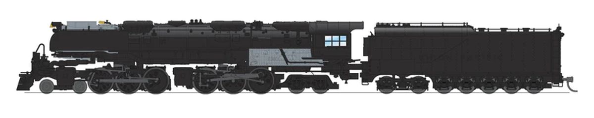 N UP 4-6-6-4 Challenger Steam Loco Unlttrd w/Oil Tender DCC