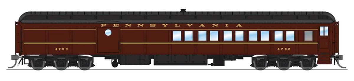 HO PRR 1950's Heavyweight 5-Car Psg Set