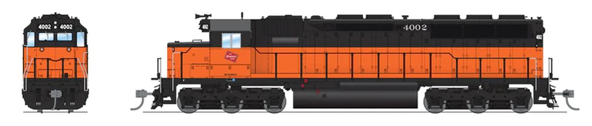 HO SD45 Diesel E-L #3623/In-Service DCC Ready