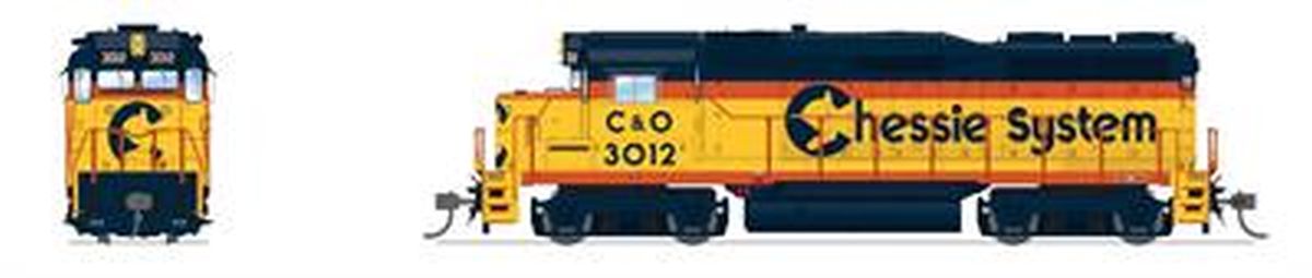 HO GP30 Diesel C&O #3007/YN2 DCC Ready