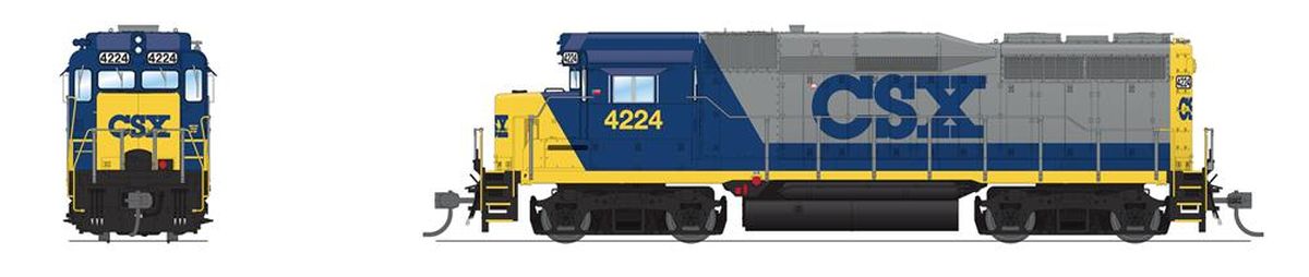 HO GP30 Diesel CSX #4233/YN2 DCC Ready