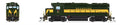 HO GP30 Diesel SAL #508/grn yel org DCC Ready