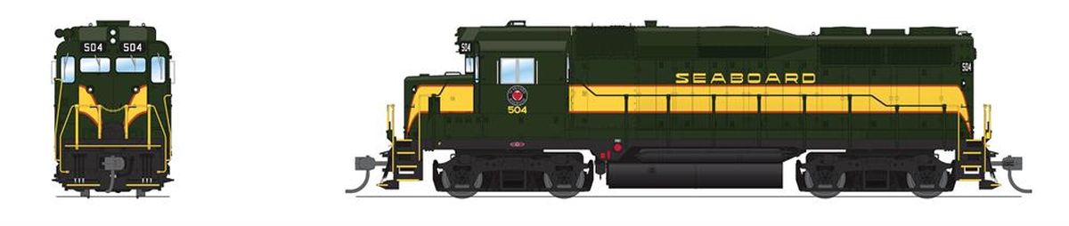 HO GP30 Diesel SAL #508/grn yel org DCC Ready